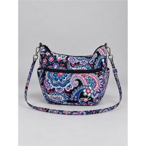 Vera Bradley Haymarket Paisley Hipster Crossbody Bag Purse Quilted